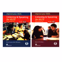 کتاب Improve Your Skills Listening And Speaking For IELTS اثر Barry Cusack And Sam McCarter انتشارات الوندپویان دو جلدی