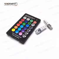 لامپ سکن ژله ای کنترلی خودرو مدل Multi Color  ریموت دار RGB 