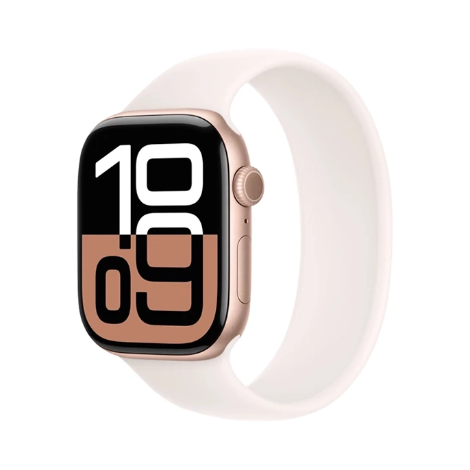 اپل واچ سری 10 آلومینیوم مدل 46 میلی متری با بند سیلیکونی