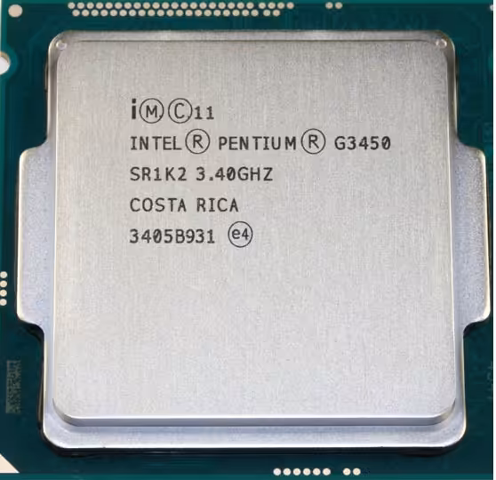 پردازنده تری  اینتل پنتیوم جی 3450 با فرکانس 3.4 گیگاهرتز