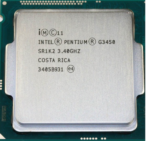 پردازنده تری  اینتل پنتیوم جی 3450 با فرکانس 3.4 گیگاهرتز