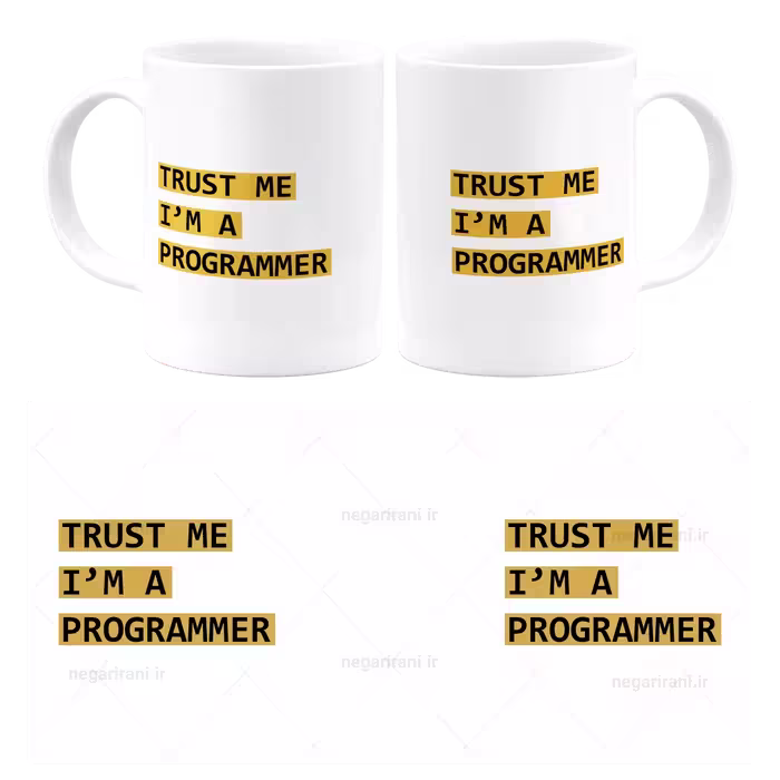 ماگ trust me iam programmer مدل Z3