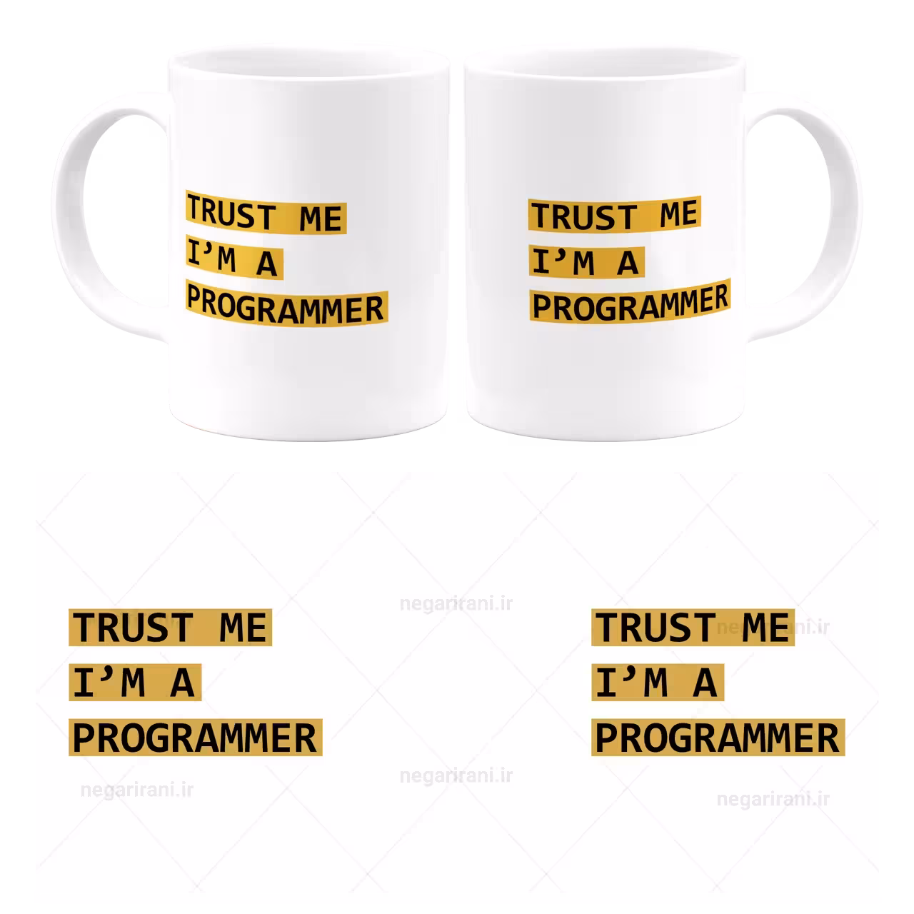 ماگ trust me iam programmer مدل Z3