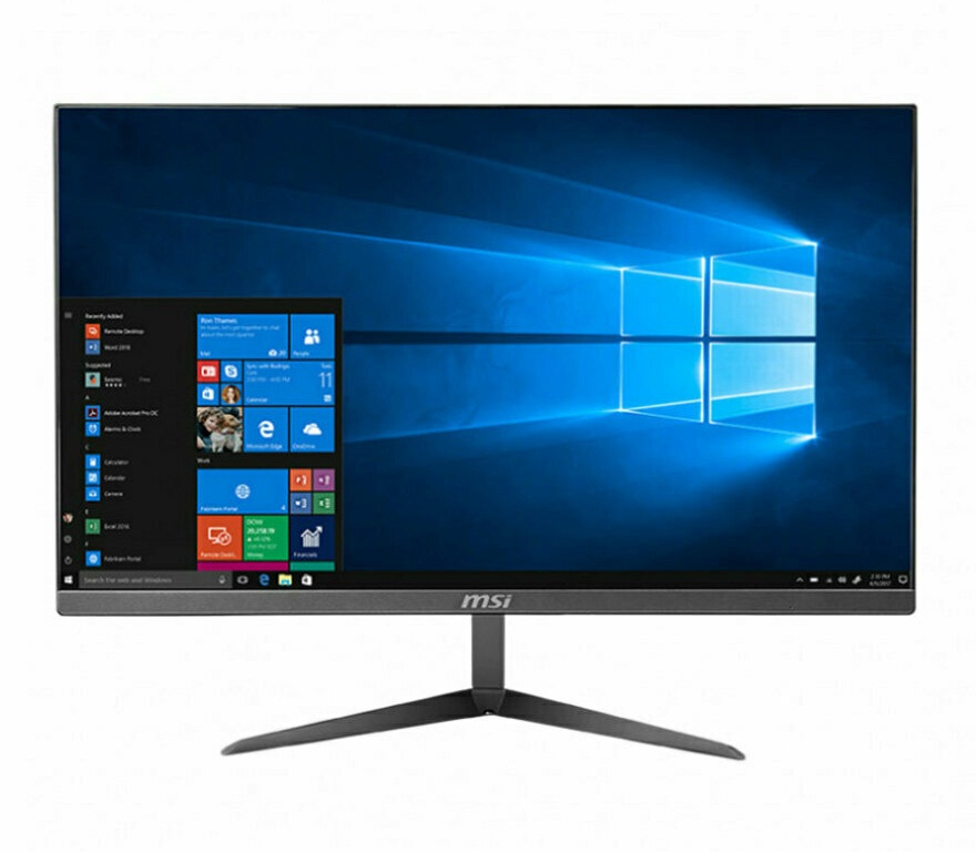 کامپیوتر All In One ام اس آی 24 اینچی مدل PRO 24X 10M پردازنده Pentium 6405U رم 8GB حافظه 256GB SSD گرافیک Intel