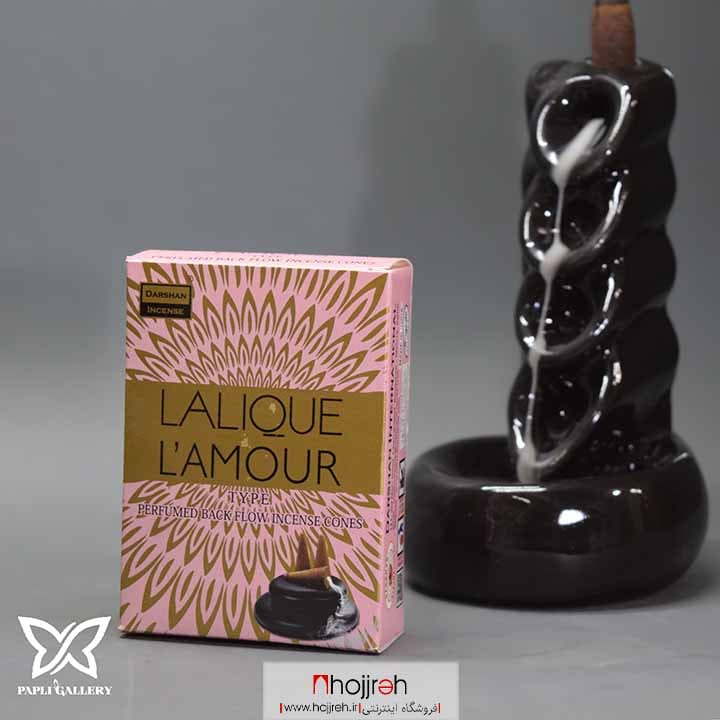 اطلاعات ، قیمت و خرید عود آبشاری ادکلنی رایحه لالیک لامور LALIQUE L&#039;Amour برند دراشان DARSHAN کد P14