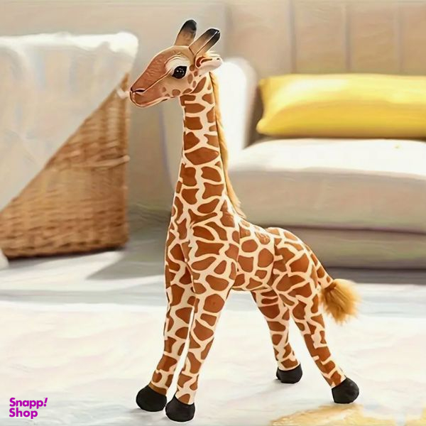 عروسک طرح زرافه مدل نچرال کد 110 ارتفاع 60 سانتی متر