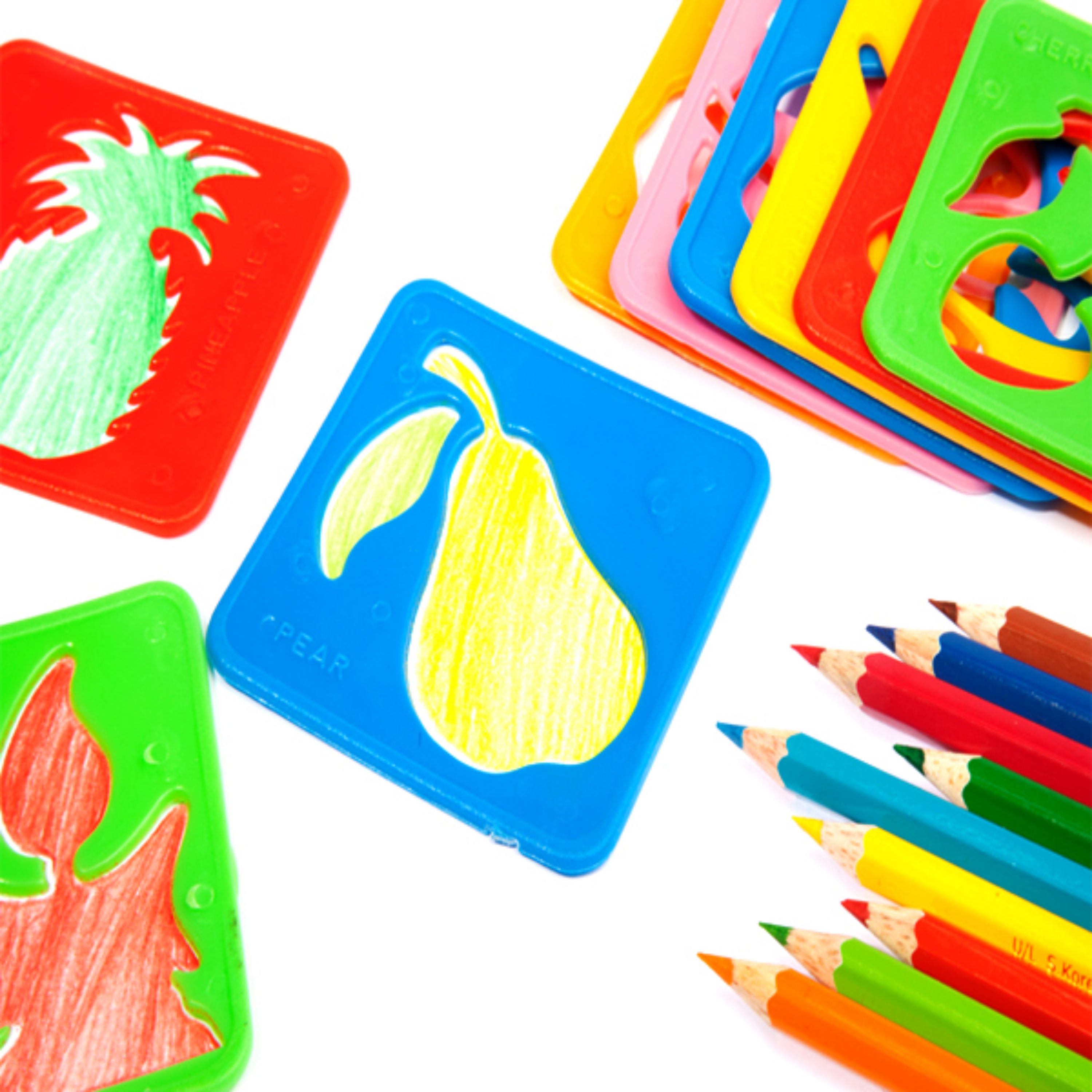 شابلون گل ومیوه