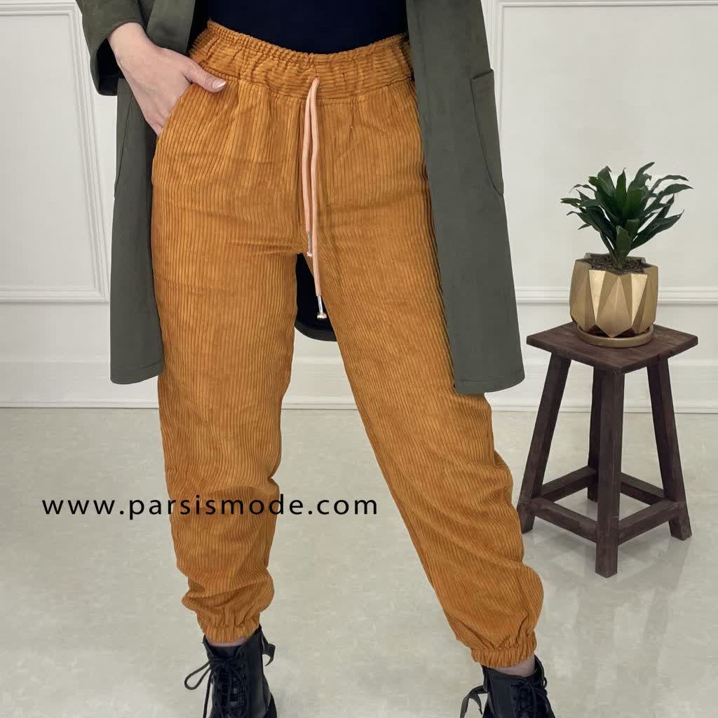 شلوار مخمل کبریتی 