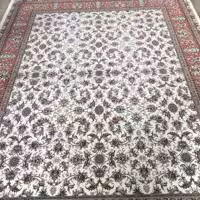 فرش ماشینی 9 متری افشان صبا کرم 700 شانه صد در صد نخ اکرولیک ارسال پس کرایه