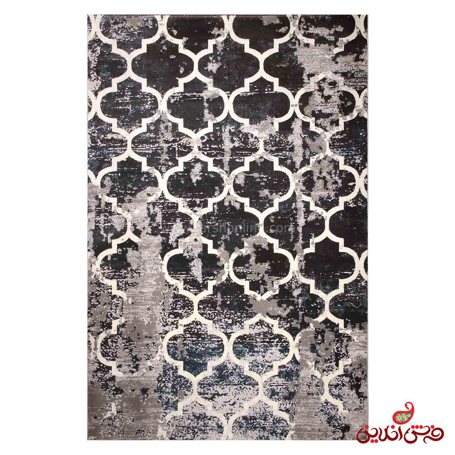 فرش ساوین کد 8002 دودی