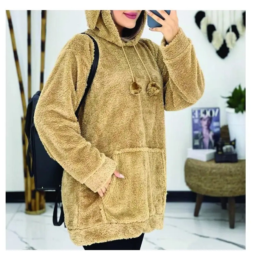 هودی زنانه تدی کلاهدار