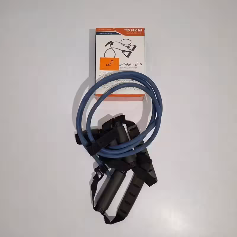 کش ورزشی سی ایکس آبی 2 متری تن زیپ KC-552