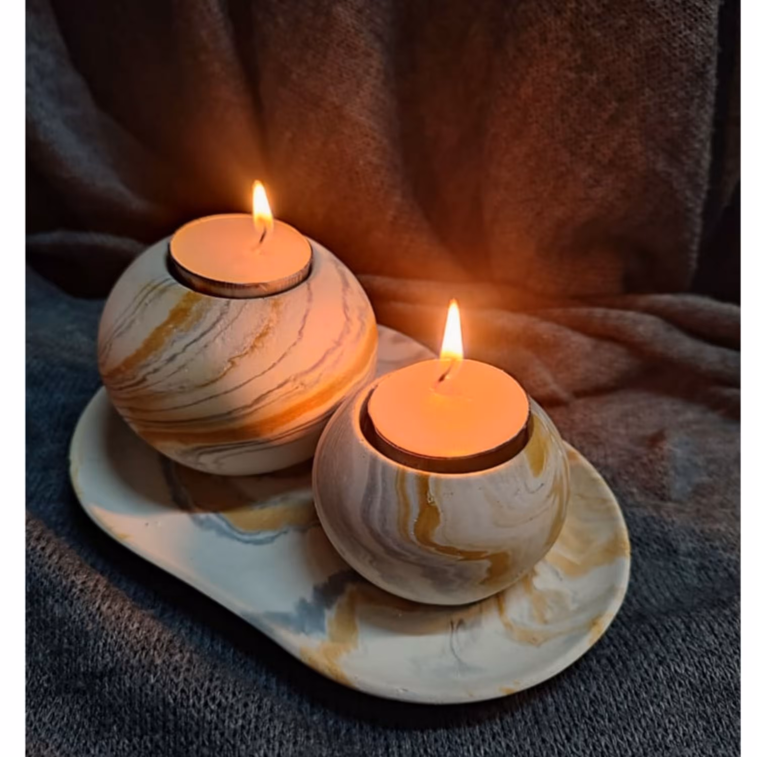 جا شمعی مدل سیارک ها