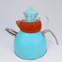 کتری و قوری وردا VERDA  کد 6016 فیروزه ای