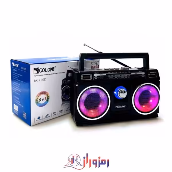 رادیو اسپیکر گولون مدل RX-750D