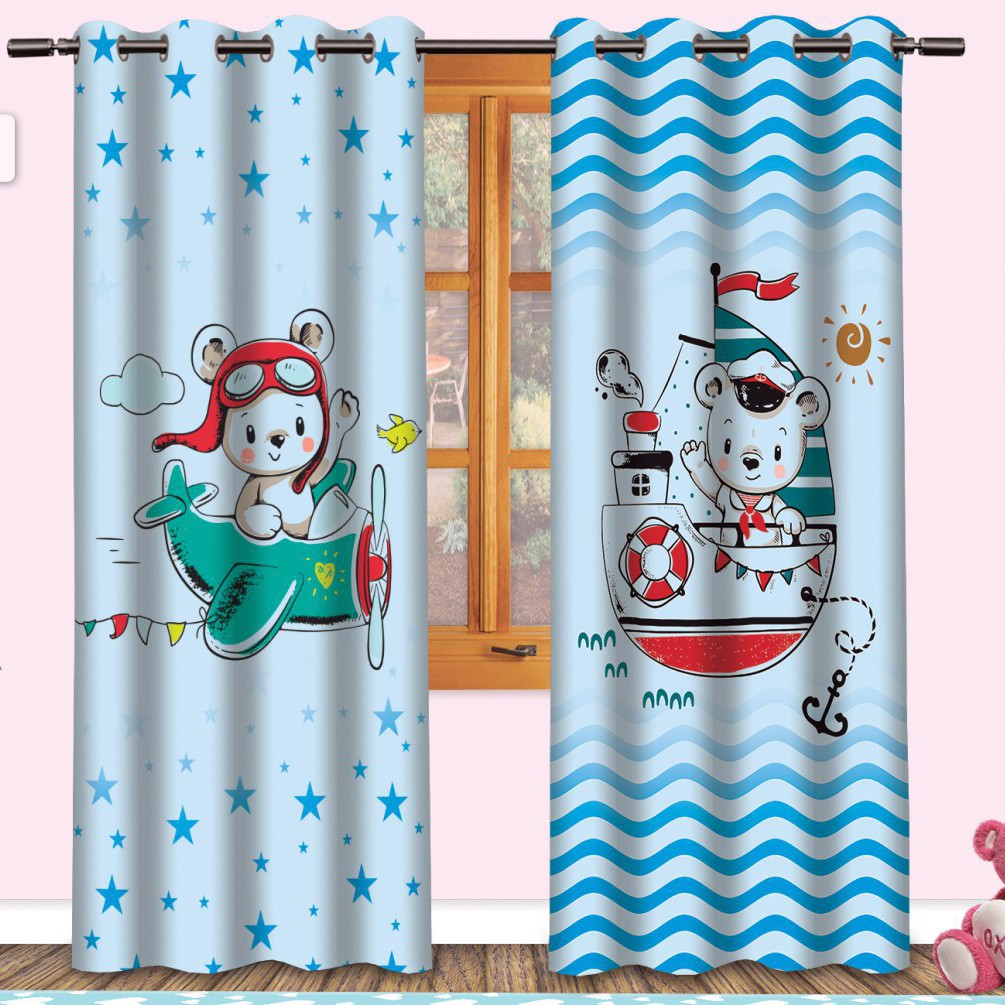 پرده چاپی  پانچ  اتاق کودک کد 735