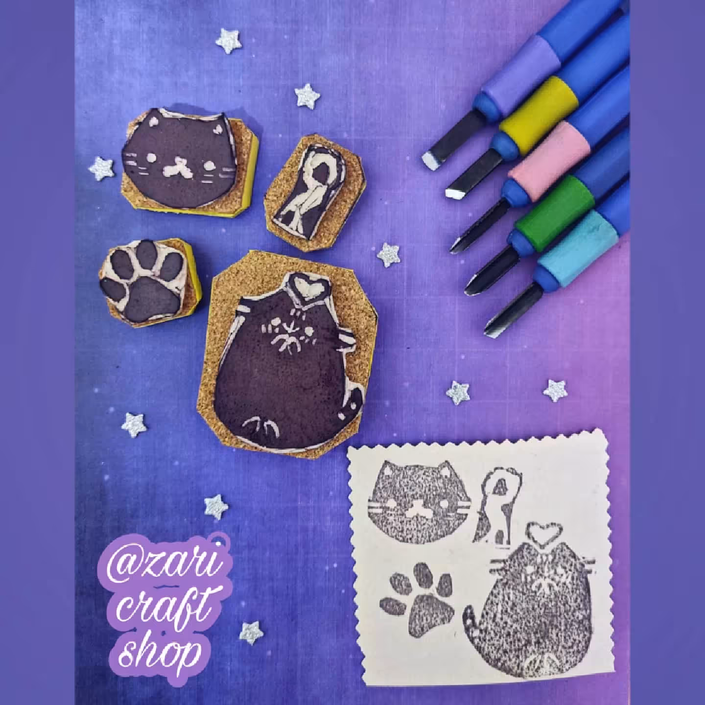 پک 4 تایی مهر گربه