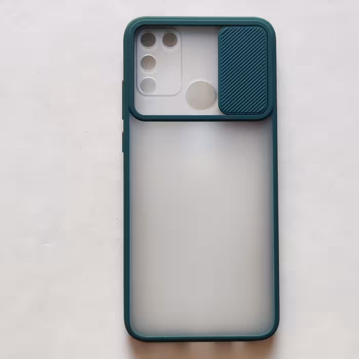 قاب محکم پشت مات کشویی سبز گوشی Honor 9A