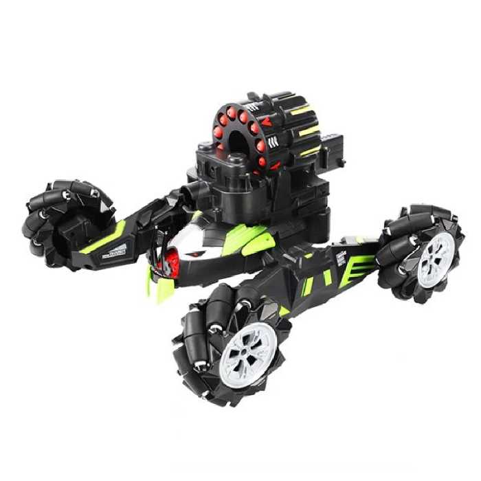 ماشین بازی کنترلی مدل تانک تیراندازی 360 درجه