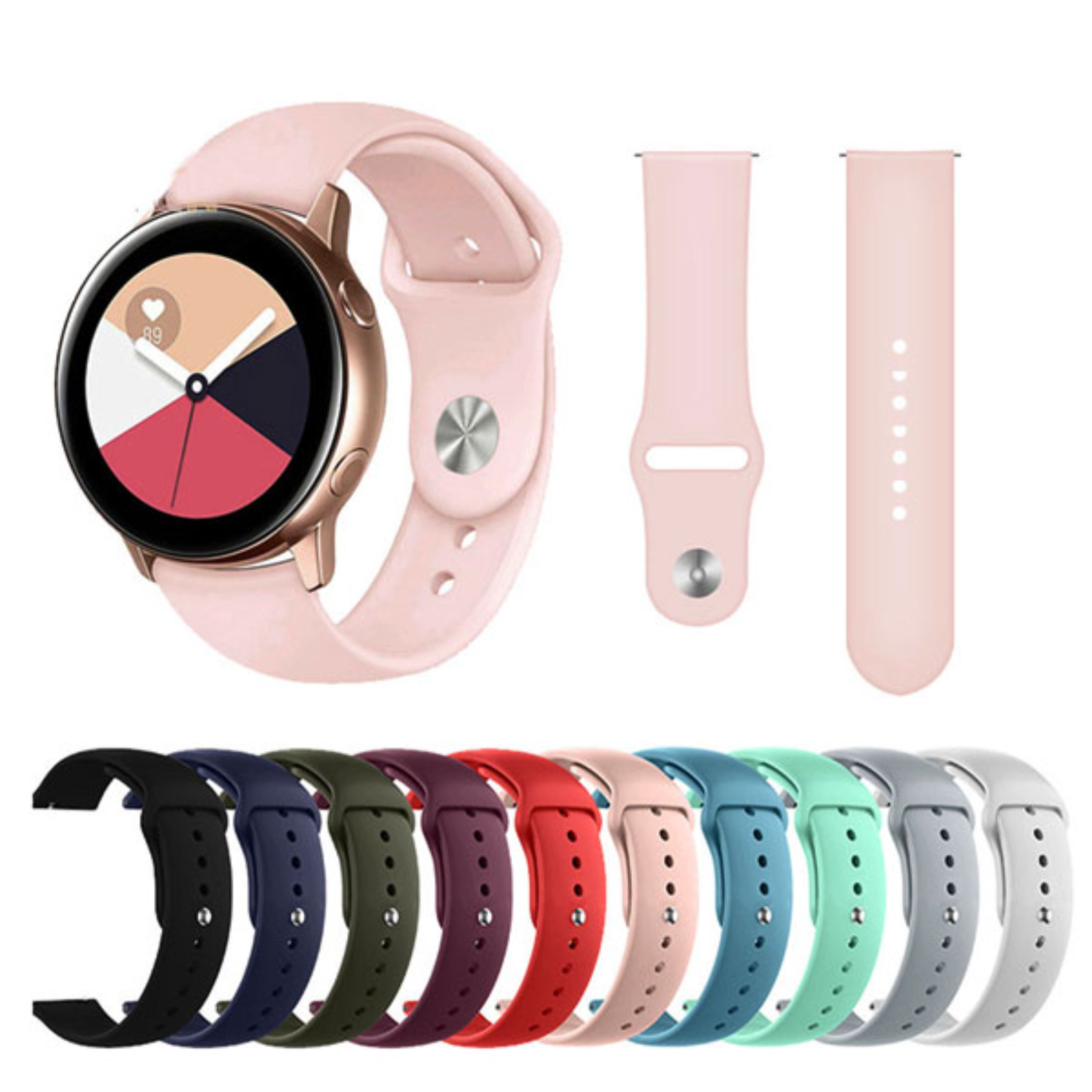 بند ساعت سلیکونی مدل دکمه ایی برای ساعت شیائومی امیزفیت Amazfit GTS 2