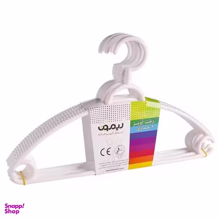 چوب لباسی لیمون کد9001 بسته 6 عددی