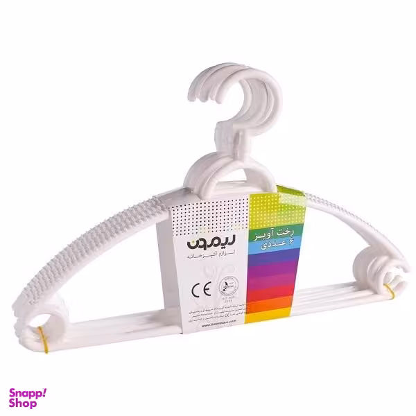 چوب لباسی لیمون کد9001 بسته 6 عددی