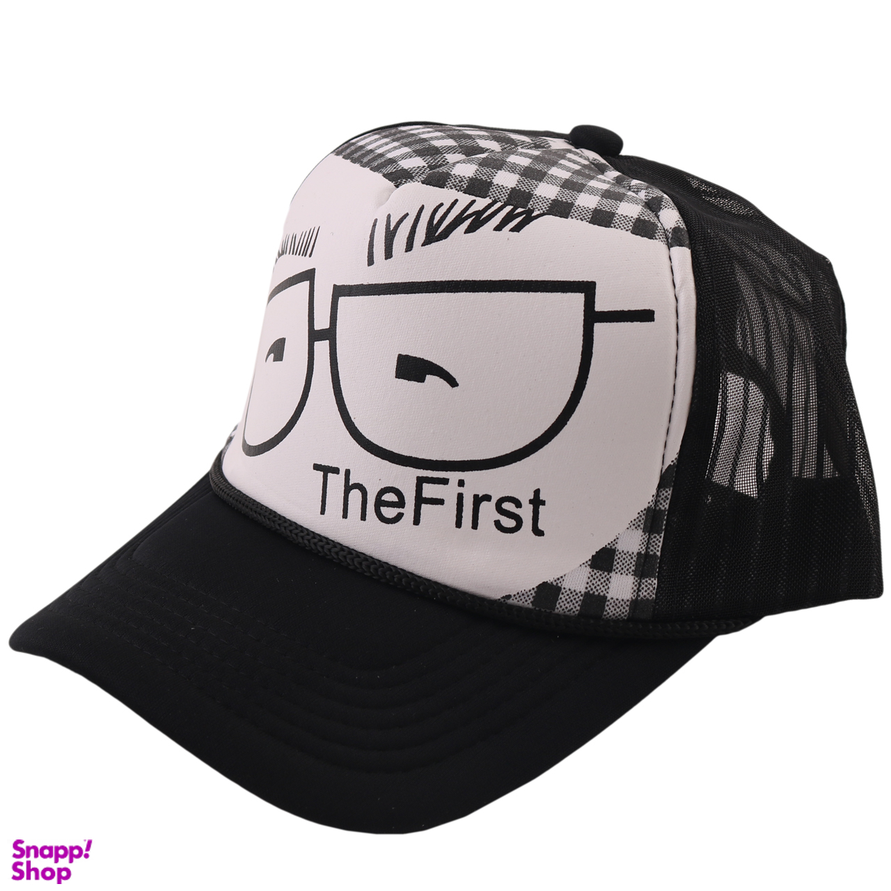 کلاه کپ طرح عینک کد PJ-111251-1