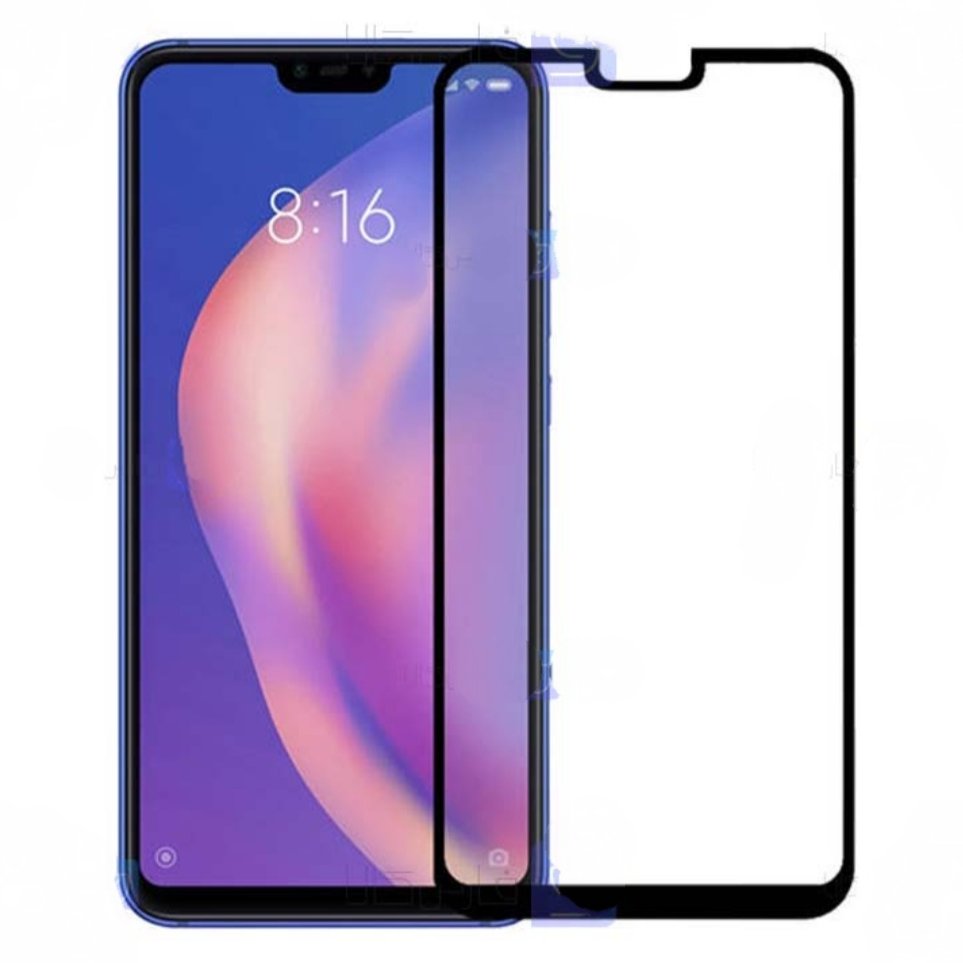 گلس تمام صفحه ضد ضربه مناسب گوشی شیائومی Mi8 lite