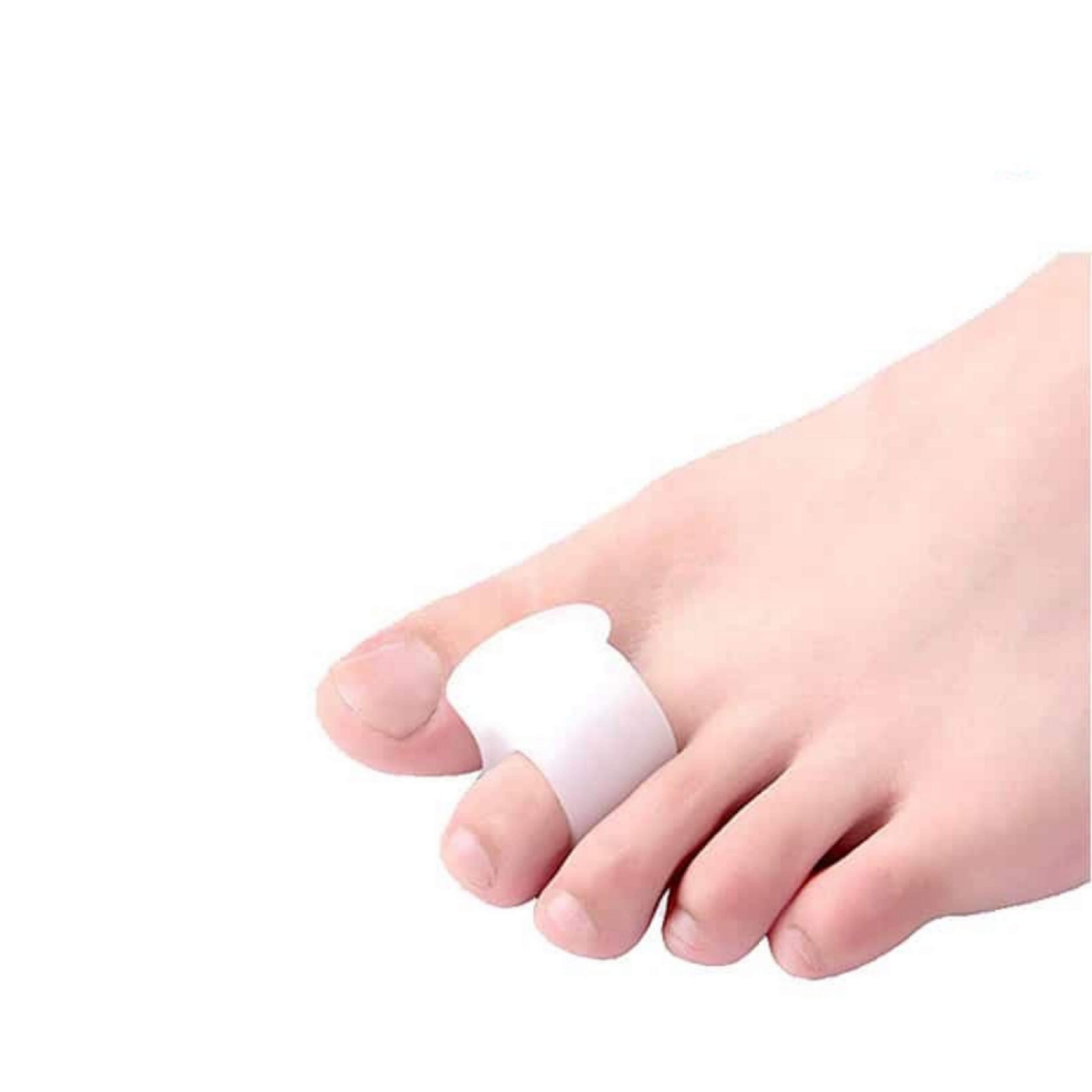 لاانگشتی تک حلقه  سیلیکونی فاصله دهنده انگشتان  حاوی یک جفت 