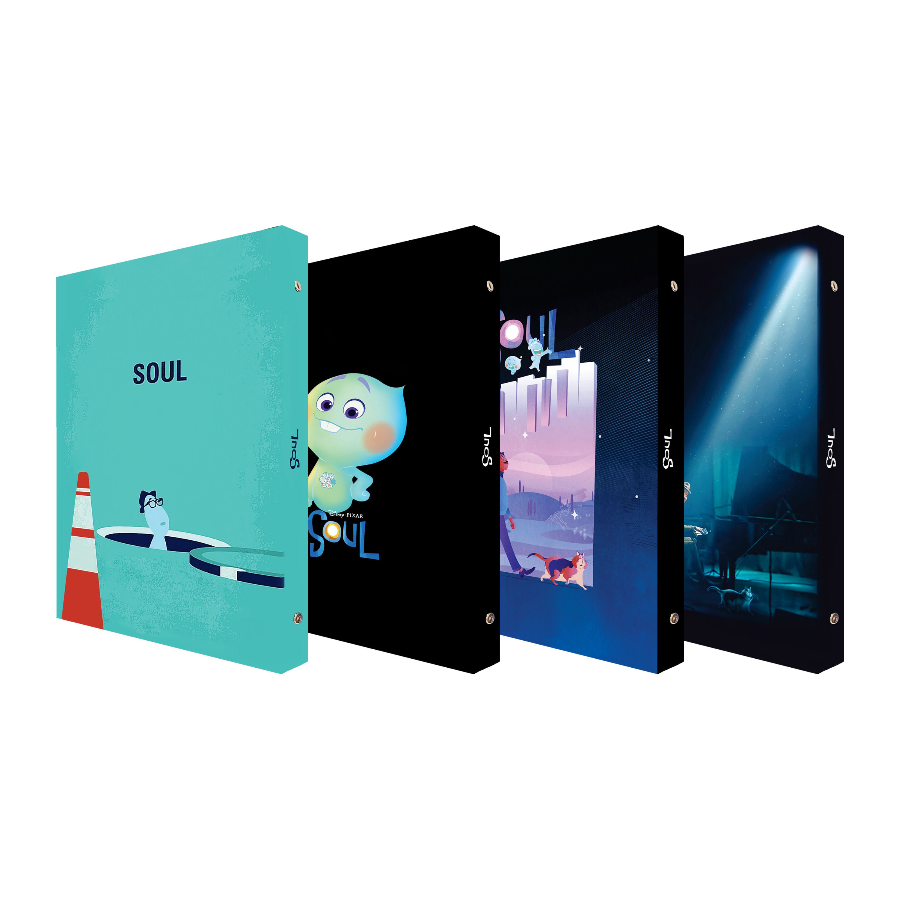 کلاسور 100 برگ پدیده نقش مدل 26 حلقه کالکشن انیمیشن طرح روح soul مجموعه 4 عددی