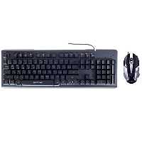 کیبورد و موس سیمی مخصوص بازی کینگ استار مدل KBM285G Combo