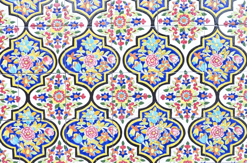 عکس کاشی کاری سنتی با کیفیت | گرافیک با طعم تربچه