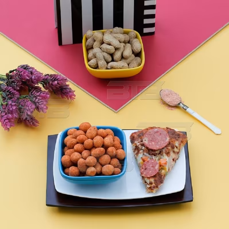 بادام زمینی روکش دار طعم پیتزا یک کیلویی تازه