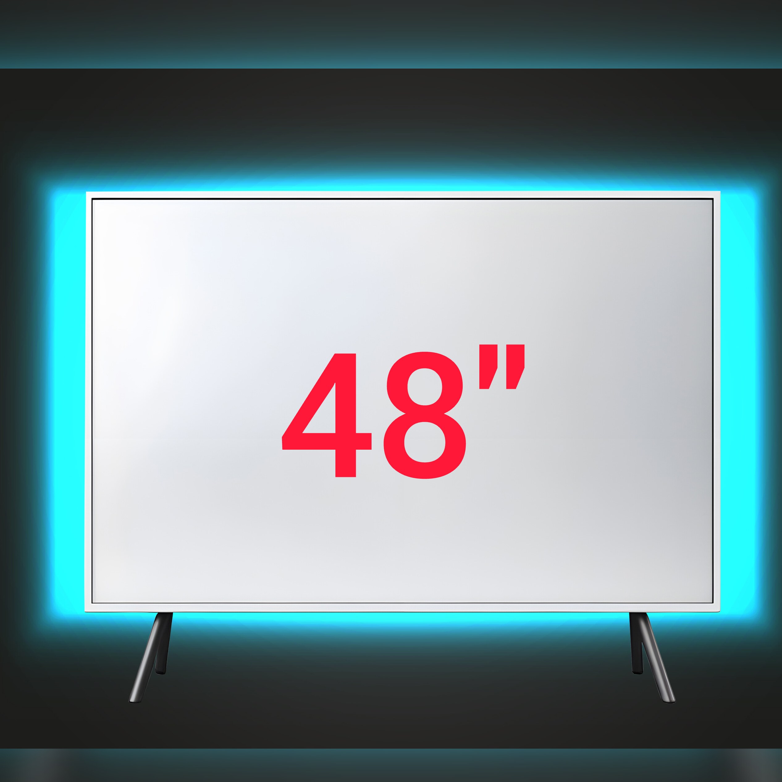 محافظ صفحه تلویزیون شفاف و نشکن چین 48 اینچ(ارسال پس کرایه)