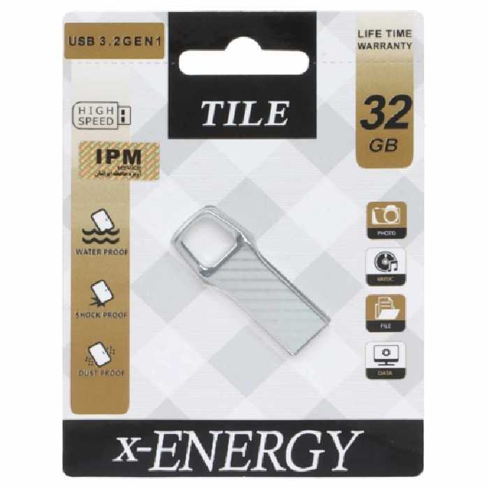 فلش مموری ایکس انرژی مدل Tile USB3.2 ظرفیت 32 گیگابایت