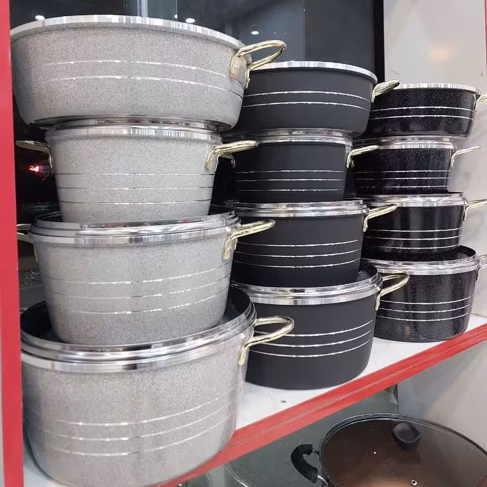 سرویس قابلمه 7پارچه گلدانی پرتو کالا