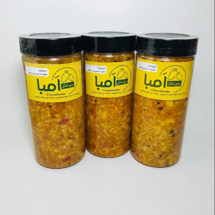 ترشی انبه (امبا ) شیشه ای 