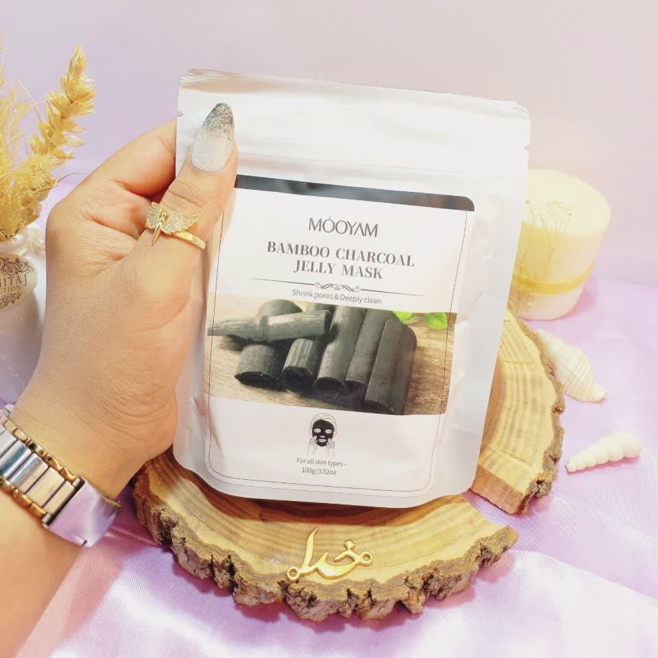ماسک پودری 100 گرمی جوانسازی مویام MOOYAM با عصاره بامبو BAMBOO ساخت چین