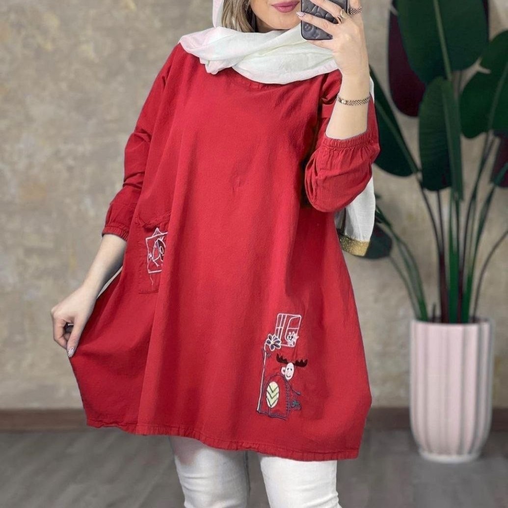مانتو الیاف  مناسب سایز بزرگا 