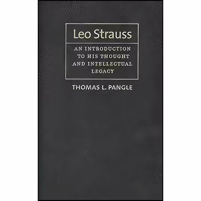 کتاب زبان اصلی Leo Strauss اثر Thomas L Pangle