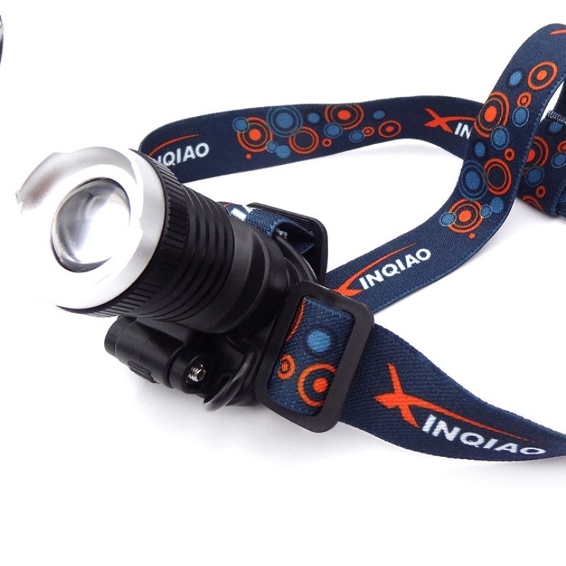 چراغ قوه پیشانی زوم دارmulti function با ضمانت،چراغ پیشانی شارژی،چراغ اظطراری پیشانی  همراه با کابل USB