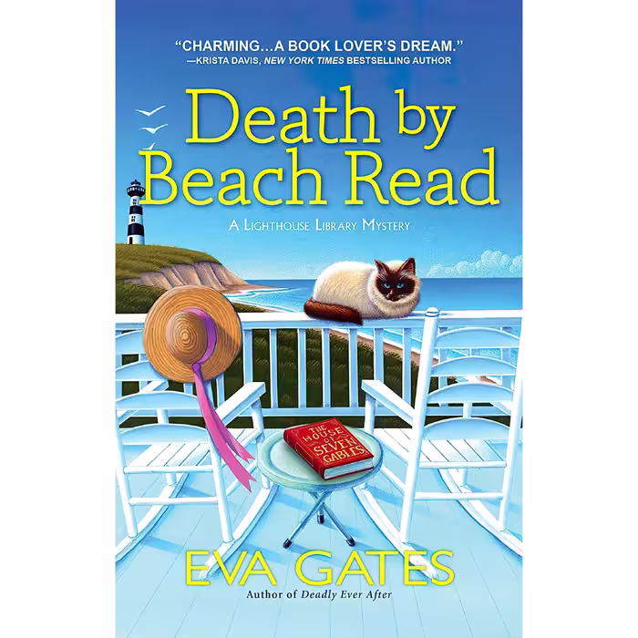 کتاب زبان اصلی Death By Beach Read A Lighthouse Library Mystery اثر Eva Gates