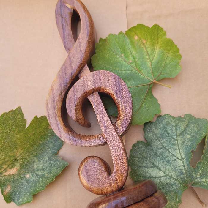 استند نت موسیقی چوبی دستساز چوبی گالری  