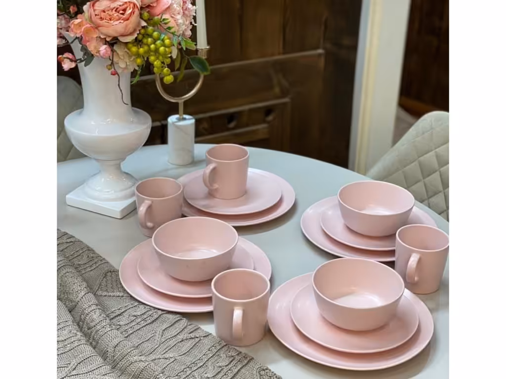 غذاخوری 4نفره16پارچه طرح ایکیا