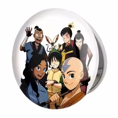 آینه جیبی خندالو طرح انیمه آواتار Avatar مدل تاشو کد 10072