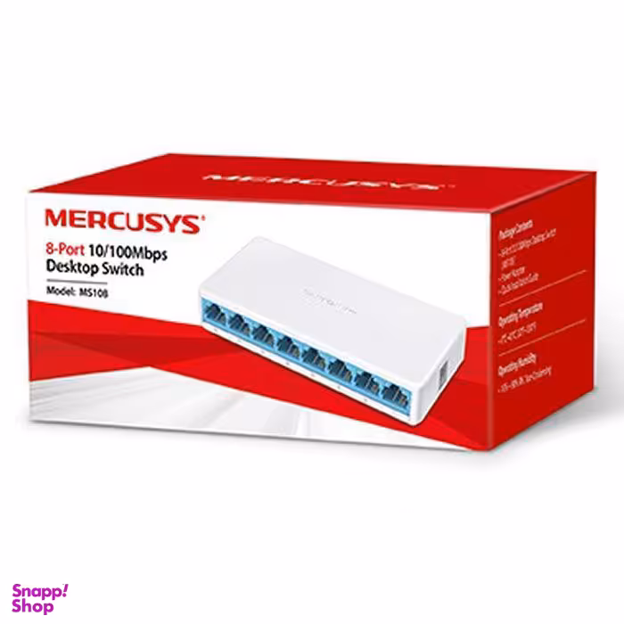 سوییچ 8 پورت مرکوسیس مدل MS108