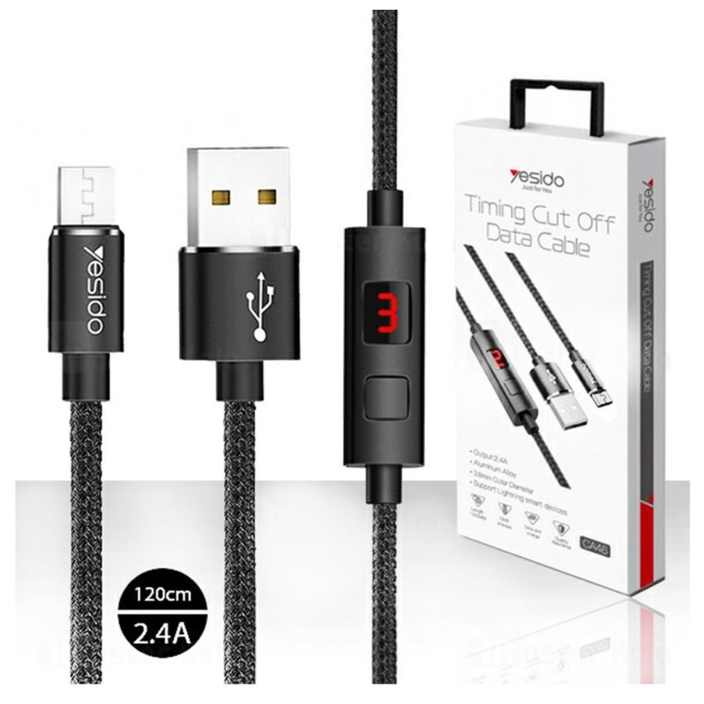 کابل تبدیل USB به microUSB یسیدو مدل CA-46 طول 1.2 متر

