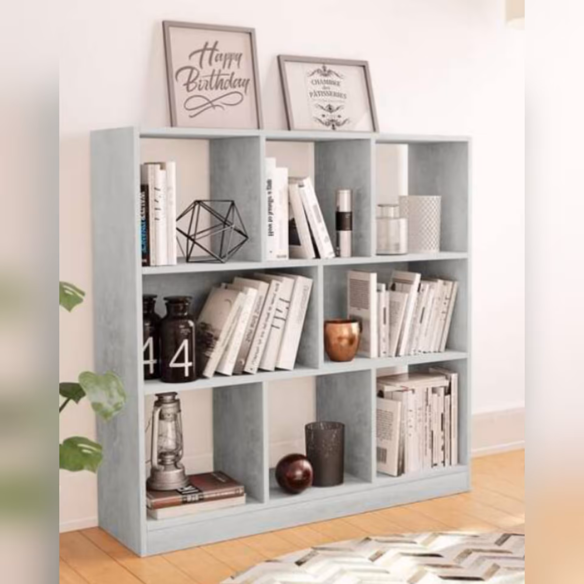 قفسه کتاب و دکوری ام دی اف کد B15 (مستقیم از تولیدکننده) ارسال با باربری
