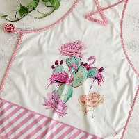 پیشبند مخمل نسوز مدل روژین طرح 14