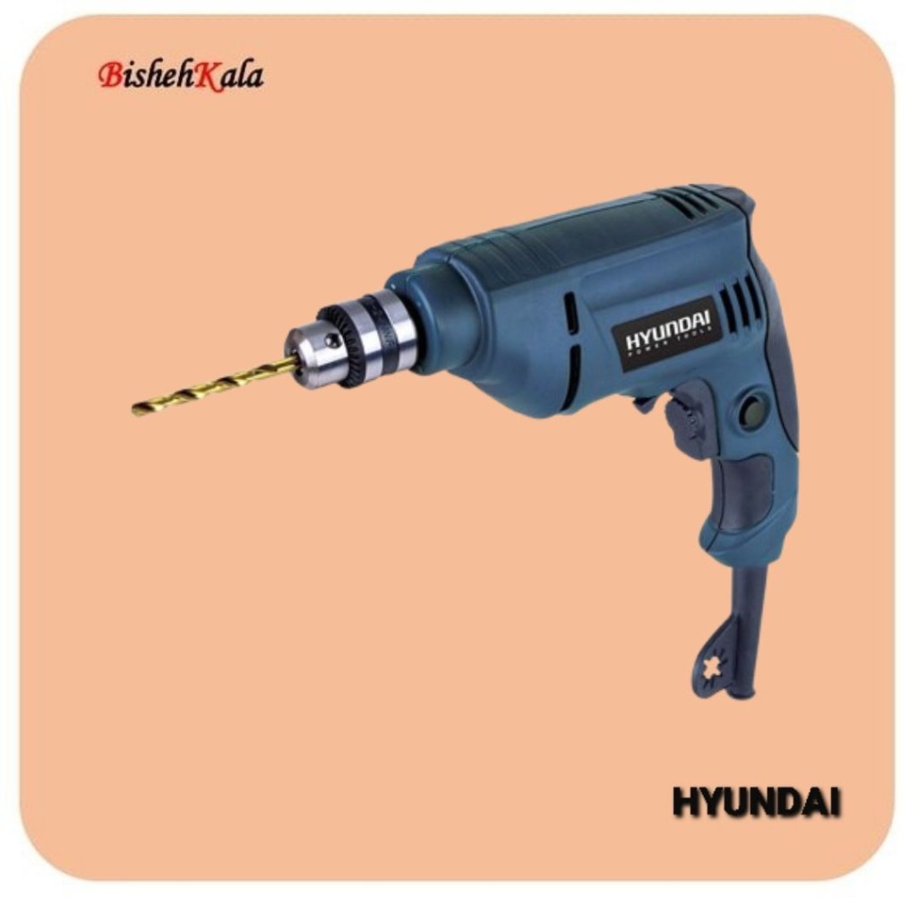 دریل برقی 330 وات دیمر دار HYUNDAI هیوندای مدل HP336 – ED
